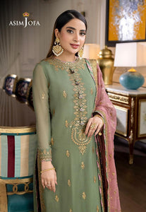Heavy Embroidered  Asim Jofa chiffon